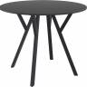 Стол пластиковый Max Table Ø90 черный Ø900х740 мм Стол пластиковый Max Table Ø90 черный Ø900х740 мм