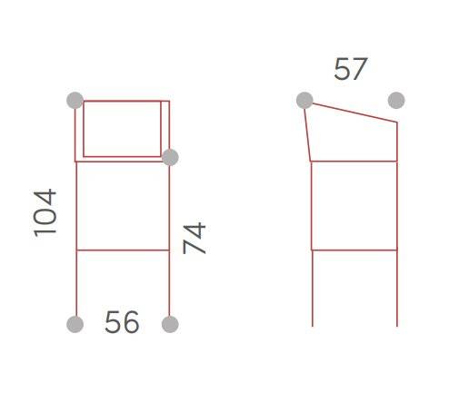 Кресло барное плетеное с подушкой Tahiti антрацит, серый, тортора 560х570х1040 мм Кресло барное плетеное с подушкой Tahiti антрацит, серый, тортора 560х570х1040 мм