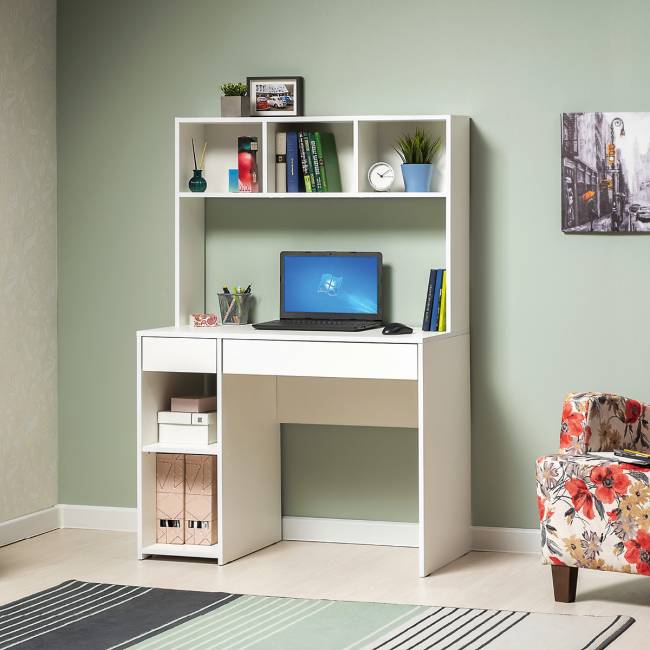 Стол компьютерный Комфорт 12.77F цвет белый шагрень Стол компьютерный Комфорт 12.77F цвет белый шагрень