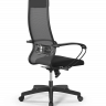 Кресло Sit 10 B1-111K - X2+UMF(X1) /Ub00/Wh00/K1bL(M09.B02.G15.W01), тем.серый-черный