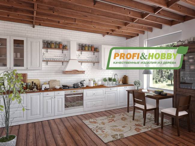 Шкаф навесной 500 х 300 х 720 филенка, сосна, бесцветный лак