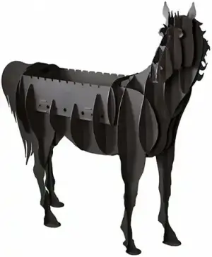 Мангал разборный "Конь", ST3, 3мм