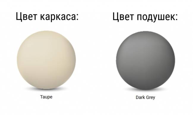 Диван пластиковый двухместный с подушками Portofino Lounge бежевый, темно-серый 1600х800х690 мм Диван пластиковый двухместный с подушками Portofino Lounge бежевый, темно-серый 1600х800х690 мм