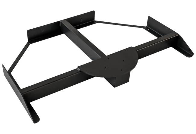 Зонт профессиональный 2.9х2.9 м Astro Timber имитация ироко, черный 2900х2900 мм