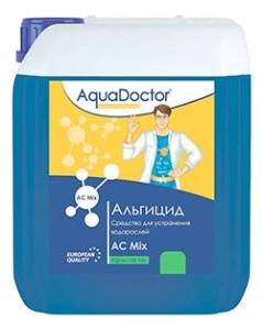 АЛЬГИЦИД MIX,30л канистра, жидкость для шоковой борьбы с водорослями, бактериями, грибками и спорами