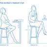Стул пластиковый полубарный Net Stool Mini горчичный 485х510х900 мм