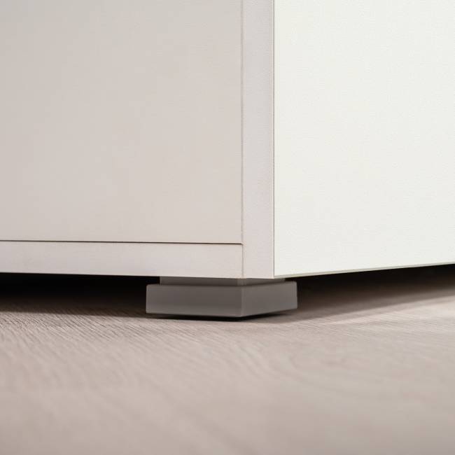 Шкаф для одежды и шкаф-пенал Октава цвет белый шагрень/дуб крафт золотой/зеркало Шкаф для одежды и шкаф-пенал Октава цвет белый шагрень/дуб крафт золотой/зеркало