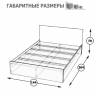 Кровать Стандарт 1400 цвет венге