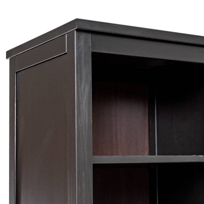 Leset Стеллаж "Мира" 490 (Стеллаж 490) Чёрный Leset Стеллаж "Мира" 490 (Стеллаж 490) Чёрный