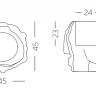 Кашпо из биопластика Threebu Pot Special земля Саванны 450х450х450 мм