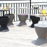 Стол пластиковый мини-бар Belle Cool Bar тортора Ø485х575/821 мм