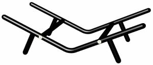 Дровница 3 черный