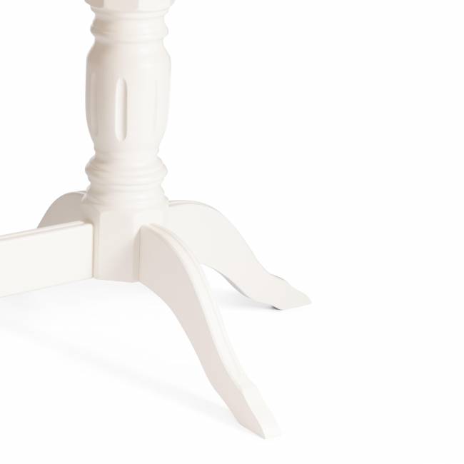 Стол COPPOLA бук, мдф, 140+40x80x77см, Ivory white Стол COPPOLA бук, мдф, 140+40x80x77см, Ivory white