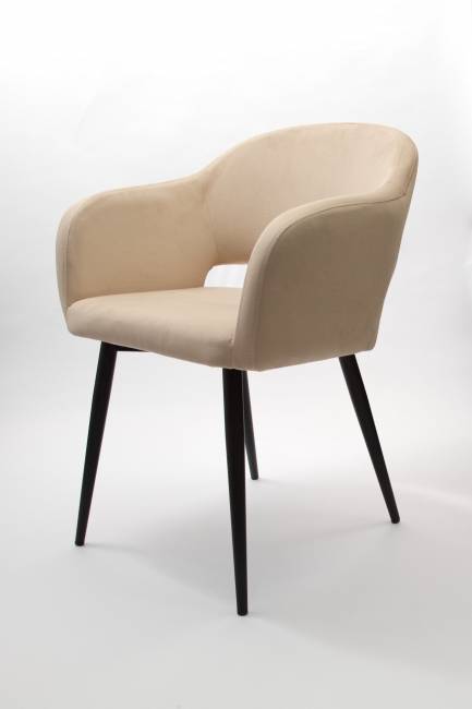 Стол Сканди К 100 орех с креслами Пичч велюр бежевый Стол Сканди К 100 орех с креслами Пичч велюр бежевый