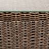 "Боно" журнальный столик из искусственного ротанга, цвет коричневый