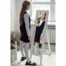 Зеркало напольное BeautyStyle 1 белый 130 см х 35 см