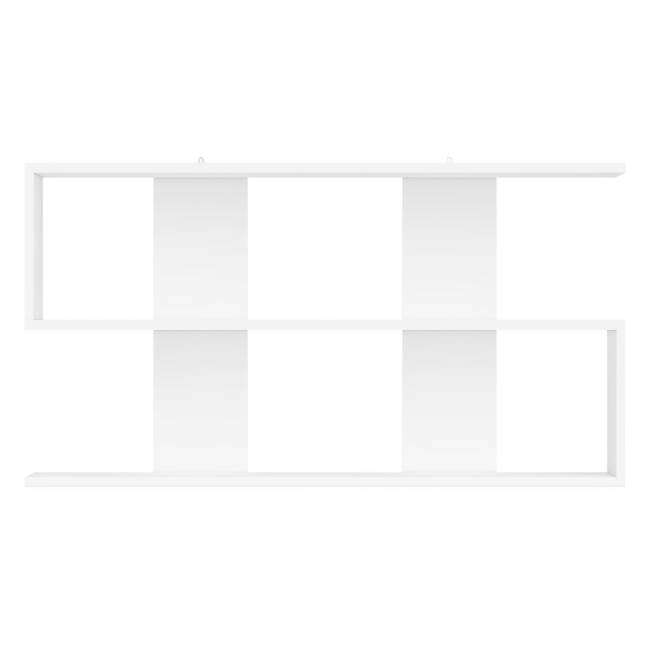 Навесная полка Мори 1200 цвет белый