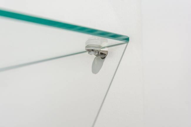 Пенал-витрина Ливерпуль цвет ясень ваниль/белый Пенал-витрина Ливерпуль цвет ясень ваниль/белый