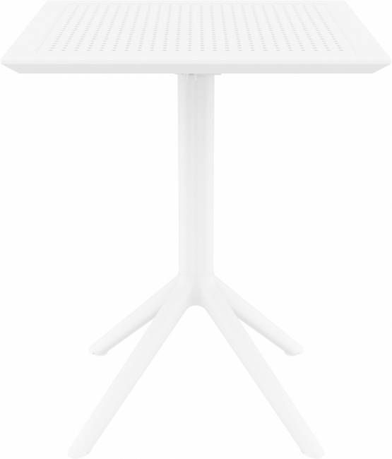 Стол пластиковый складной Sky Folding Table 60 белый 600х600х740 мм Стол пластиковый складной Sky Folding Table 60 белый 600х600х740 мм