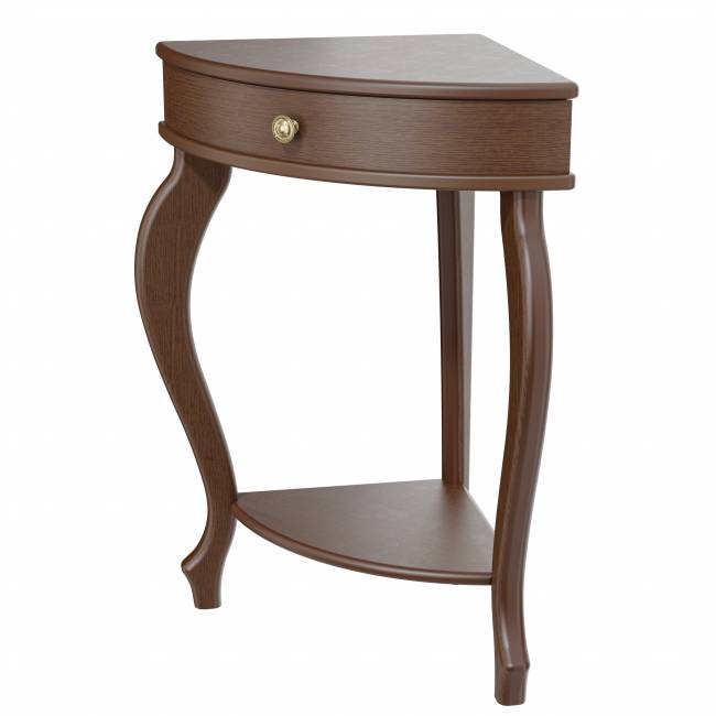 Консоль угловая Элегант орех Л