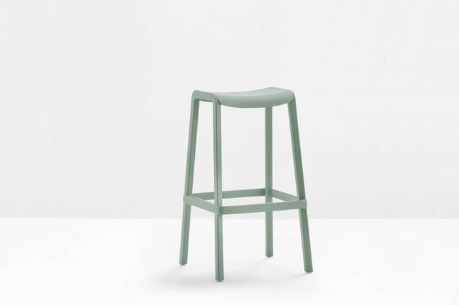 Табурет пластиковый барный Dome светло-зеленый 440х420х760 мм Табурет пластиковый барный Dome светло-зеленый 440х420х760 мм