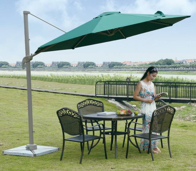 Садовый зонт Garden Way А002-3000, зеленый