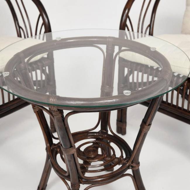 ТЕРРАСНЫЙ КОМПЛЕКТ " NEW BOGOTA " (2 кресла + стол) /с подушками/ ротанг, кресло 61х67х78,5 см, диаметр стола 50см, walnut (грецкий орех) walnut (грецкий орех) ротанг ТЕРРАСНЫЙ КОМПЛЕКТ " NEW BOGOTA " (2 кресла + стол) /с подушками/ ротанг, кресло 61х67х78,5 см, диаметр стола 50см, walnut (грецкий орех) walnut (грецкий орех) ротанг