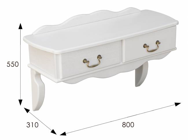 Консоль Берже 20 белый ясень Консоль Берже 20 белый ясень