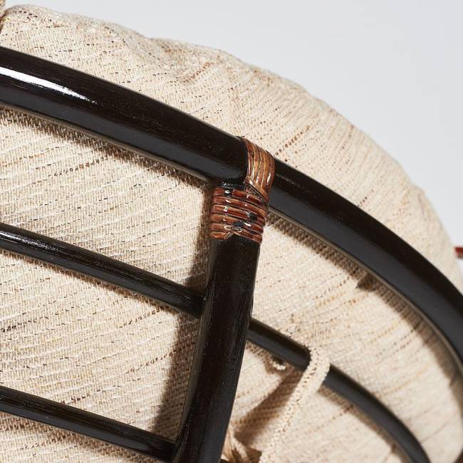 Кресло-качалка PAPASAN/ПАПАСАН w 23/01 B /с подушкой/ 115х78х104 см, Antique brown (античный черно-коричневый), ткань Старт Antique brown (античный черно-коричневый) Кресло-качалка PAPASAN/ПАПАСАН w 23/01 B /с подушкой/ 115х78х104 см, Antique brown (античный черно-коричневый), ткань Старт Antique brown (античный черно-коричневый)