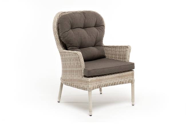 "Алиса" кресло плетеное, цвет бежевый с подушками "Алиса" кресло плетеное, цвет бежевый с подушками