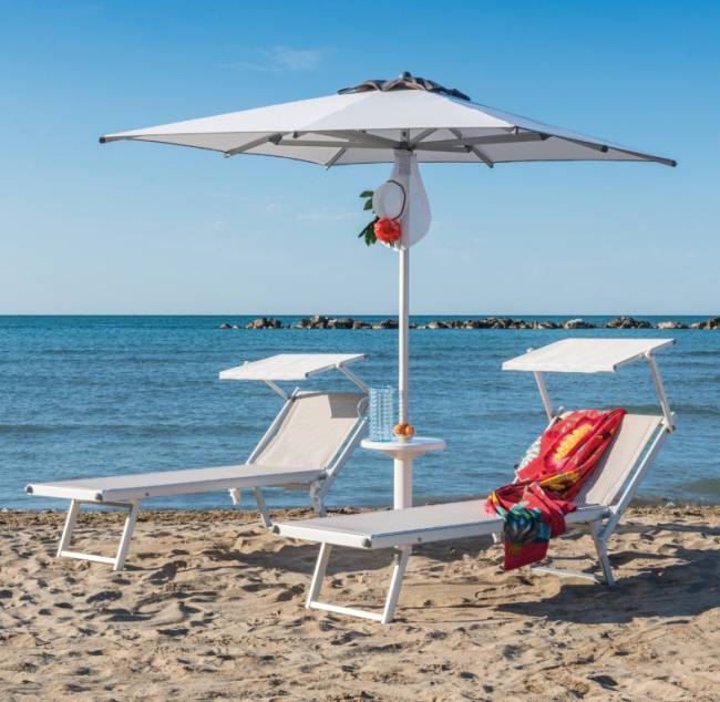 Зонт пляжный профессиональный 2.2х2.2 м Picasso 2200х2200 мм