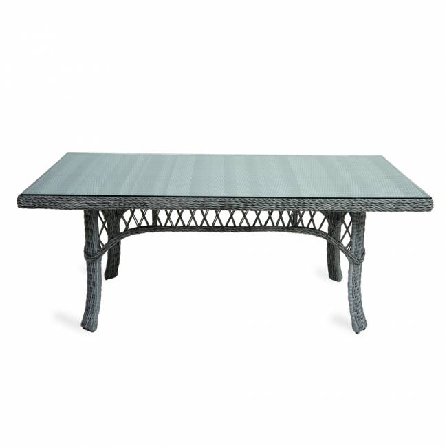 Стол обеденный прямоугольный LEGEND 8, серый