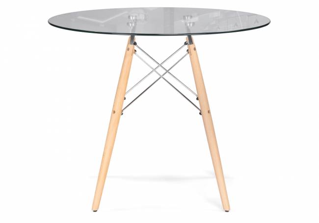 PT-151 80х80х76 clear glass / wood