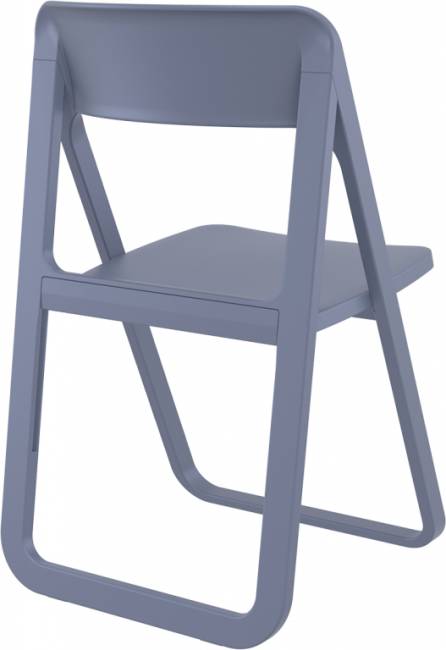 Стул пластиковый Dream темно-серый 480х520х820 мм
