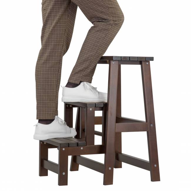 Табурет- стремянка орех