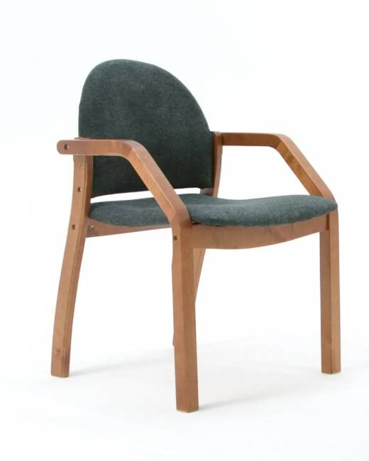 Стул-кресло Джуно 2.0 орех/зелёный