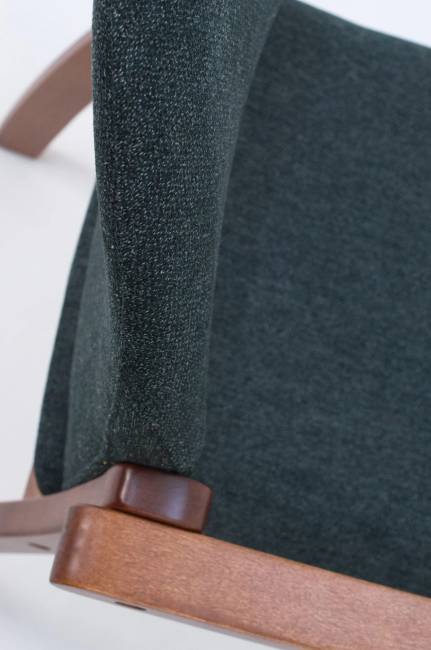 Стул-кресло Джуно 2.0 орех/зелёный