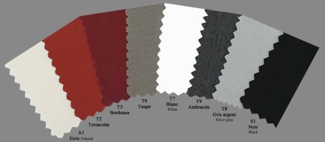 Зонт профессиональный 3х4 м Pompei Braccio белый, серо-коричневый 3000х4000 мм