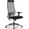 Кресло Sit 10 B1-111D - X2+UMF(X1) /Ub00/Wh00/D02P(M09.B11.G19.W02), св.серый-черный