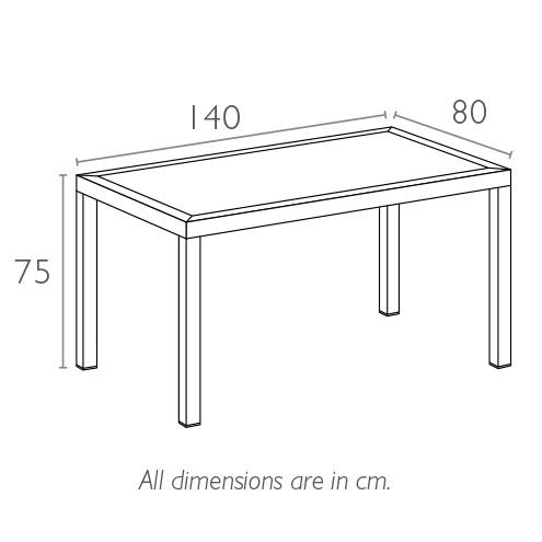 Стол пластиковый Ares 140 бежевый 1400х800х750 мм Стол пластиковый Ares 140 бежевый 1400х800х750 мм